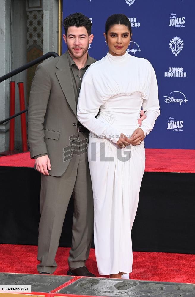 Jonas Brothers Hand and Footprint Ceremony