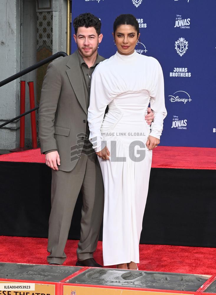 Jonas Brothers Hand and Footprint Ceremony