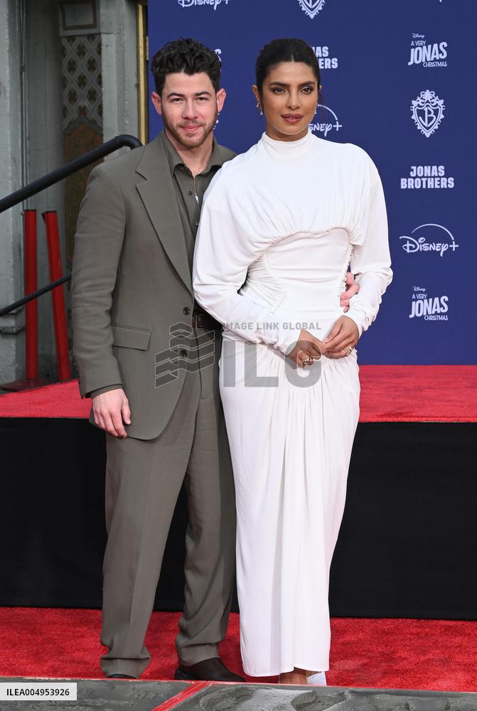 Jonas Brothers Hand and Footprint Ceremony