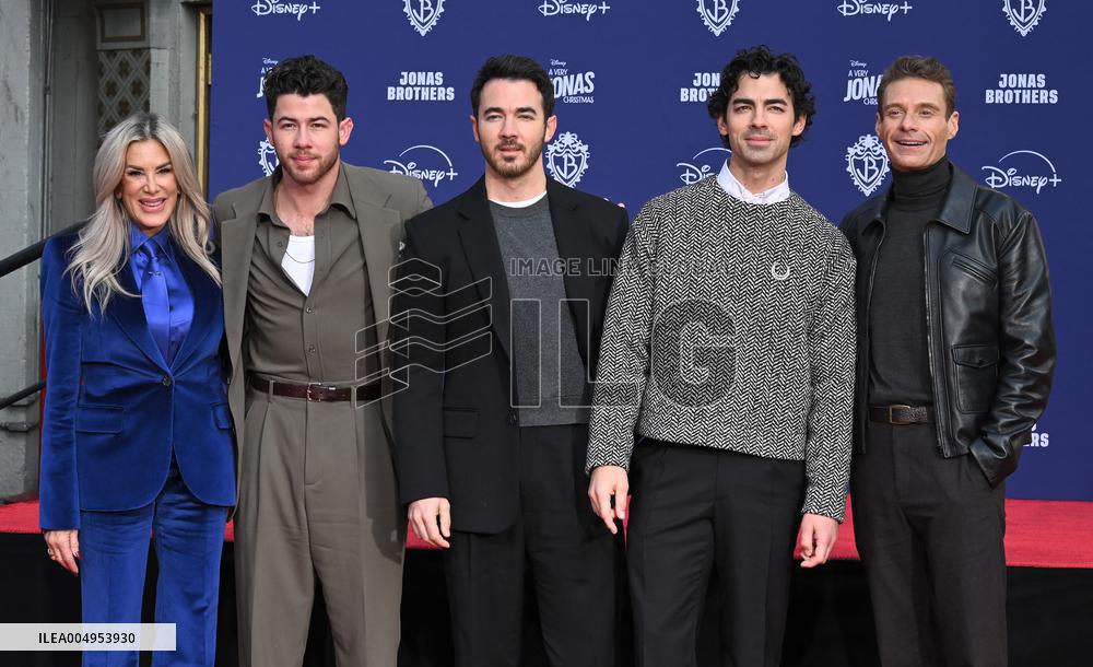 Jonas Brothers Hand and Footprint Ceremony