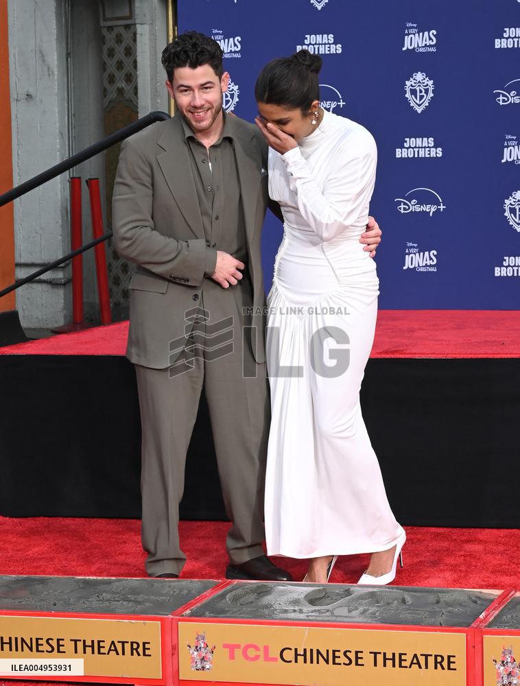 Jonas Brothers Hand and Footprint Ceremony