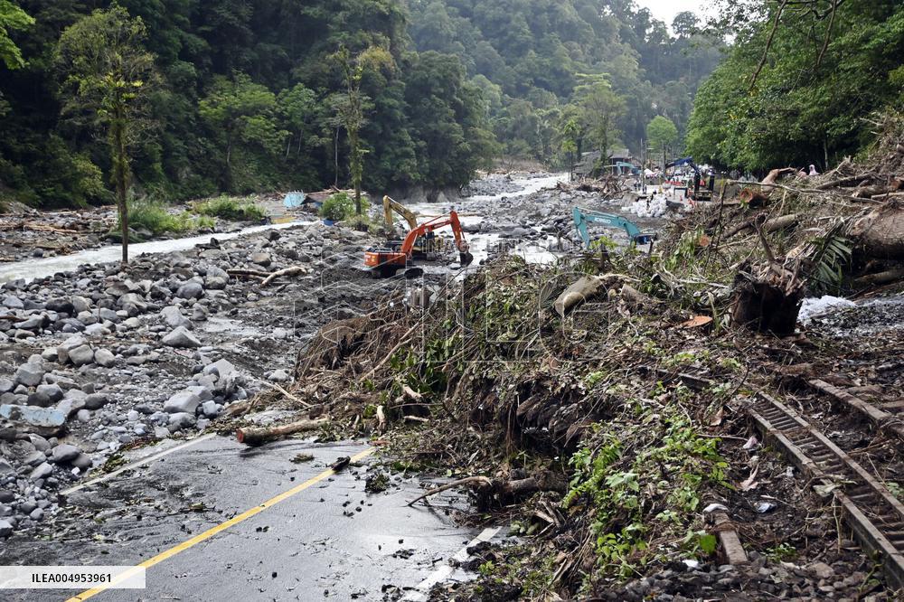Flash floods in Indonesia