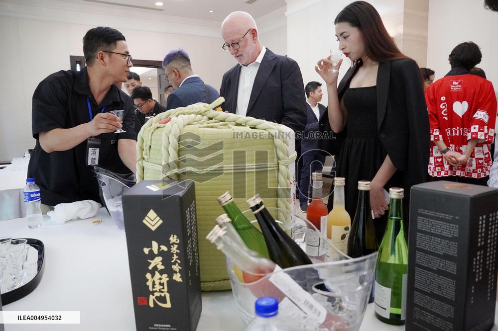 Japanese sake promotion in Cambodia