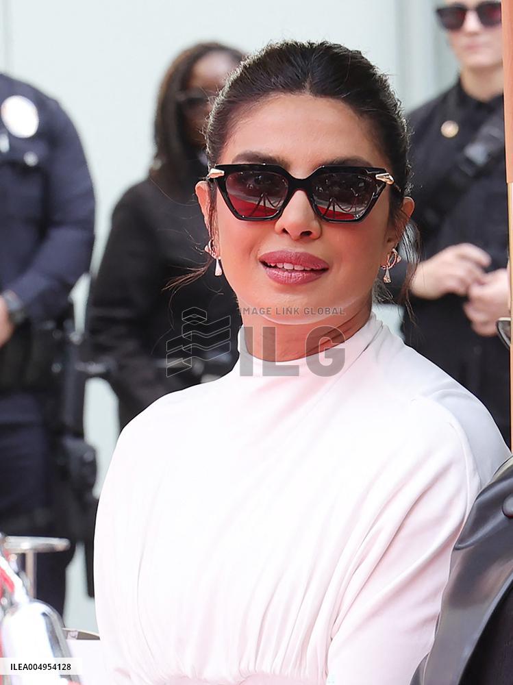 Jonas Brothers Hand And Footprint In Cement Ceremony - LA