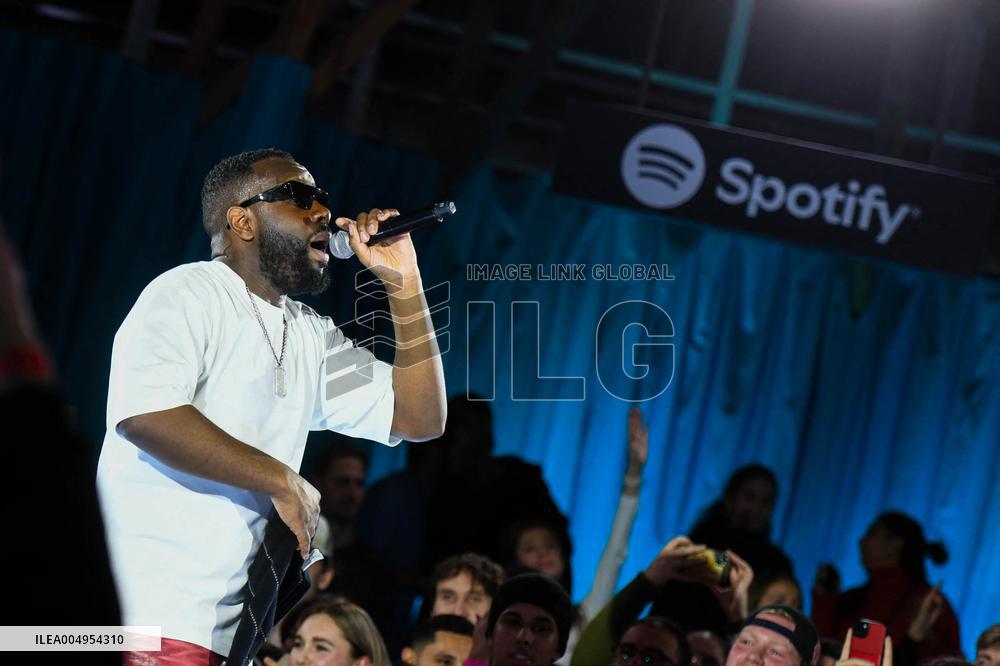 Gims At Spotify Celebration Concert - Paris