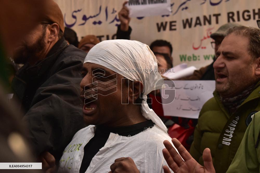 Protest On Persons with Disabilities Day - India