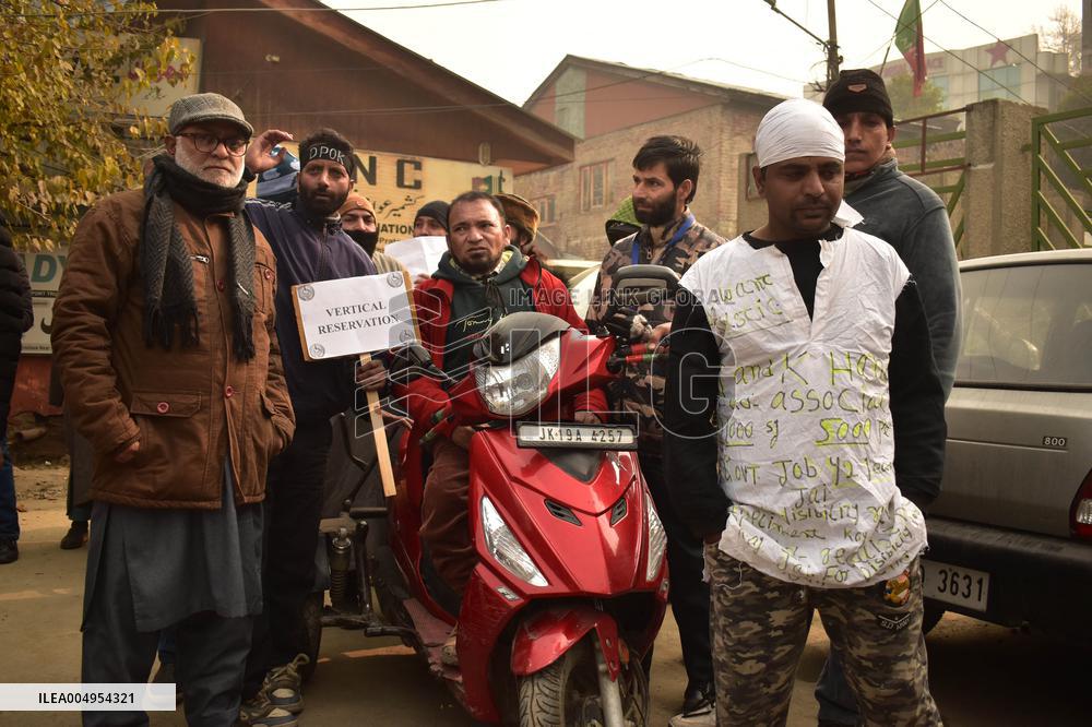 Protest On Persons with Disabilities Day - India