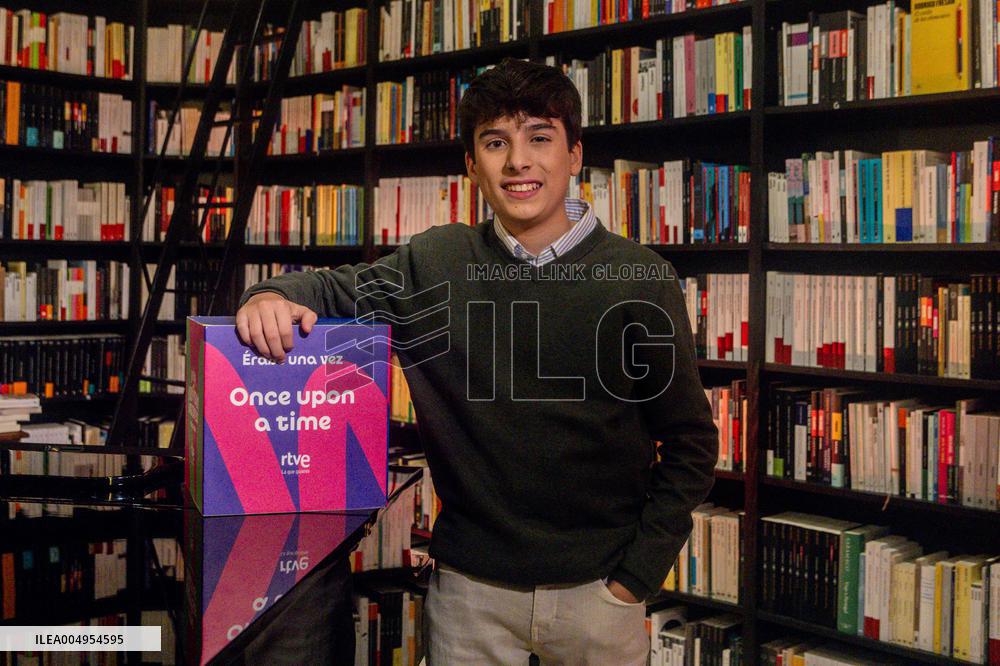 Gonzalo Pinillos Poses Before Junior Eurovision - Madrid