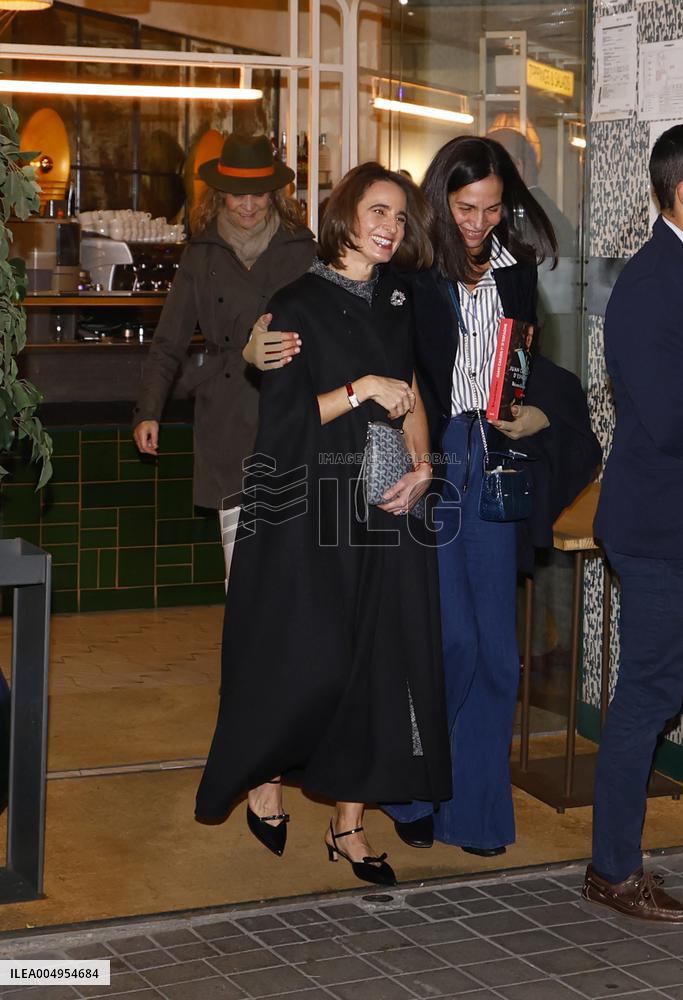 Laurence Debray presents the book of King Juan Carlos with the support of Infanta Elena