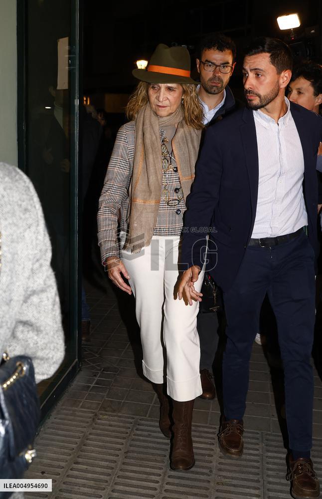 Laurence Debray presents the book of King Juan Carlos with the support of Infanta Elena