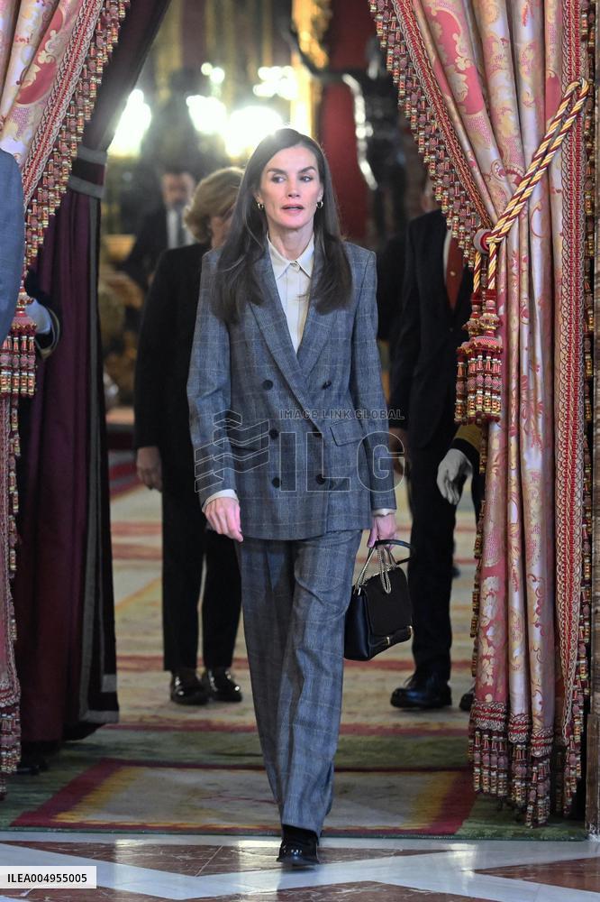 Royals Meet Princess of Girona Foundation - Madrid