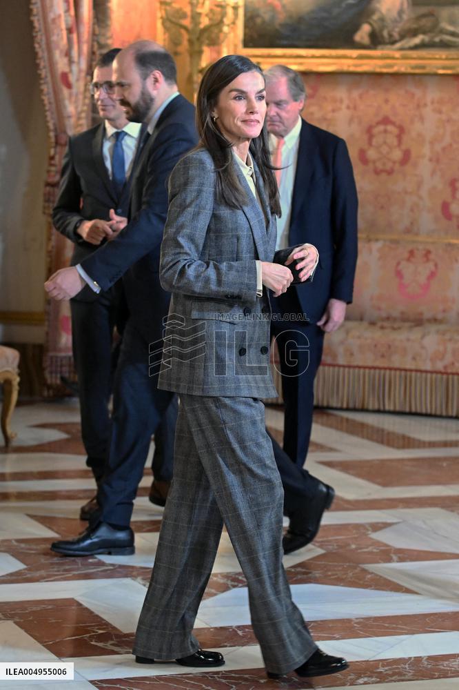 Royals Meet Princess of Girona Foundation - Madrid