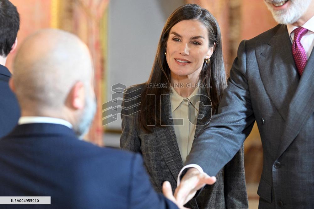 Royals Meet Princess of Girona Foundation - Madrid