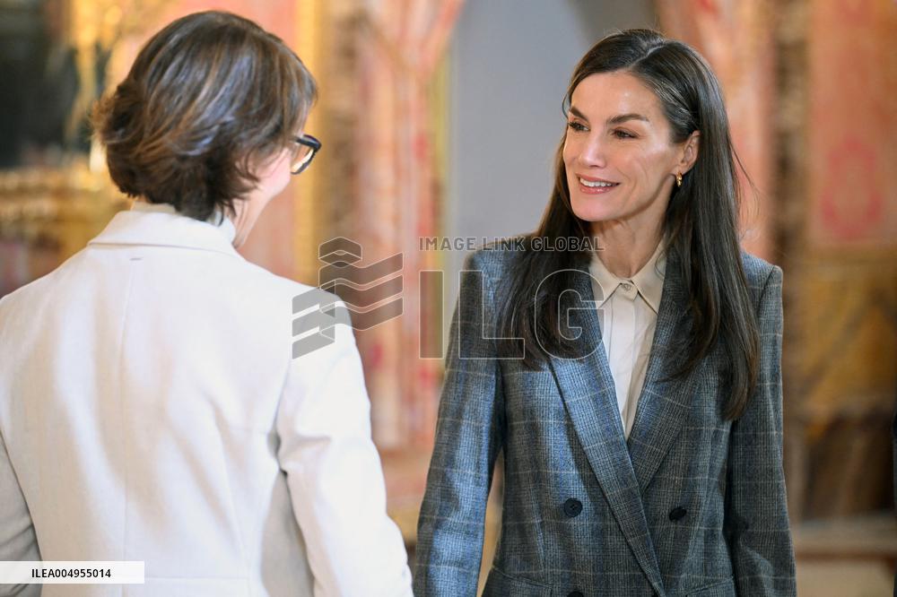 Royals Meet Princess of Girona Foundation - Madrid