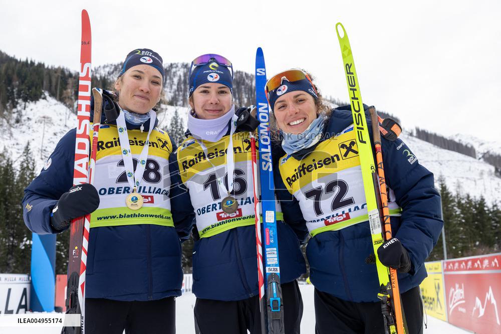 France Finishes Third in The 7.5 Km Sprint At IBU Cup - Austria