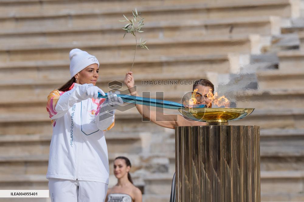 Handover of the Olympic Flame - Athens