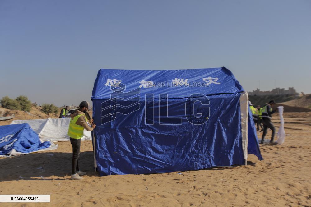 Egypt Opens Major Gaza Relief Camp