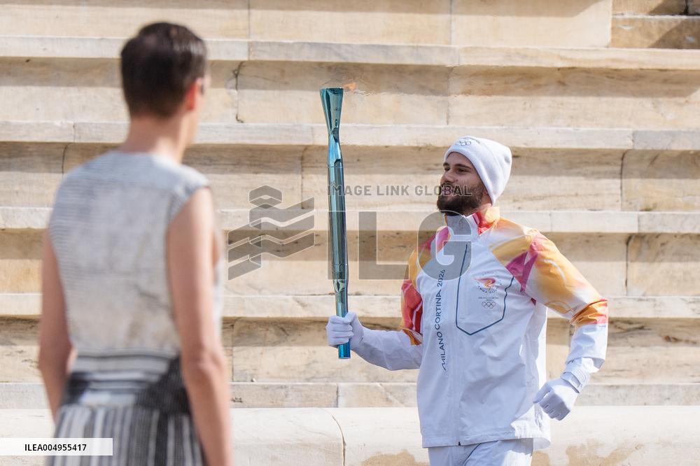 Handover of the Olympic Flame - Athens