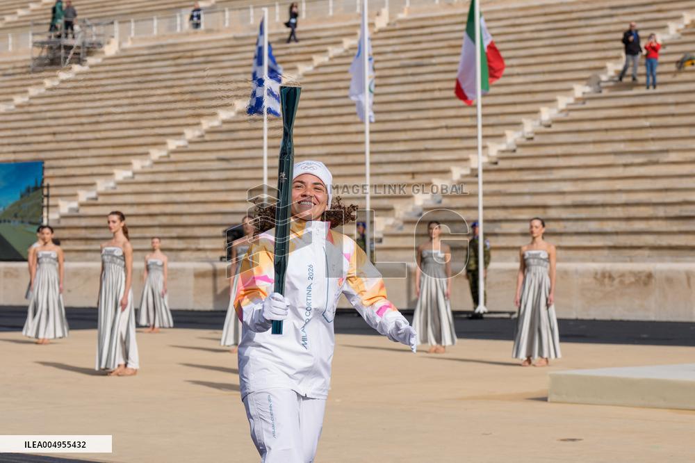 Handover of the Olympic Flame - Athens
