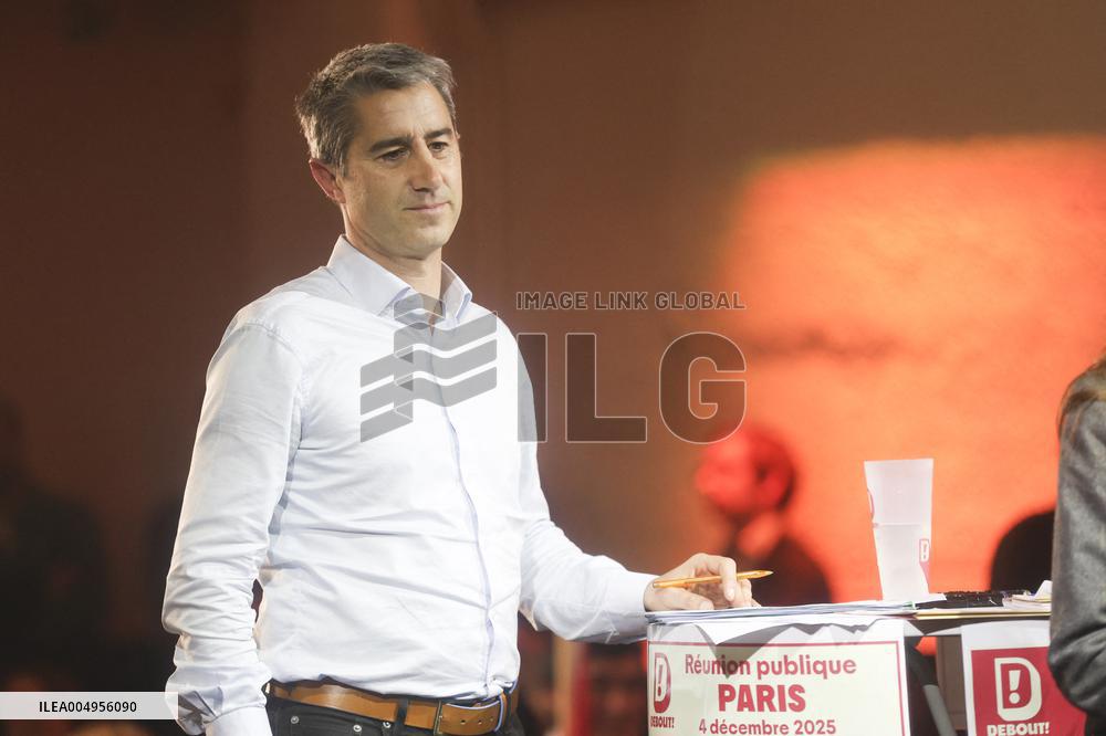 Francois Ruffin Meeting - Paris