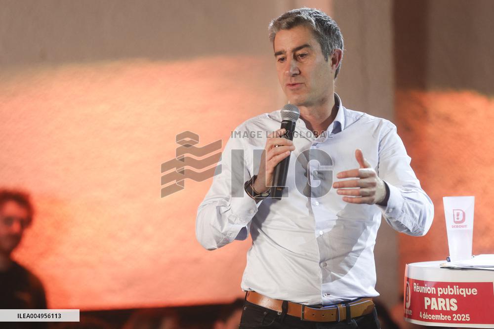 Francois Ruffin Meeting - Paris