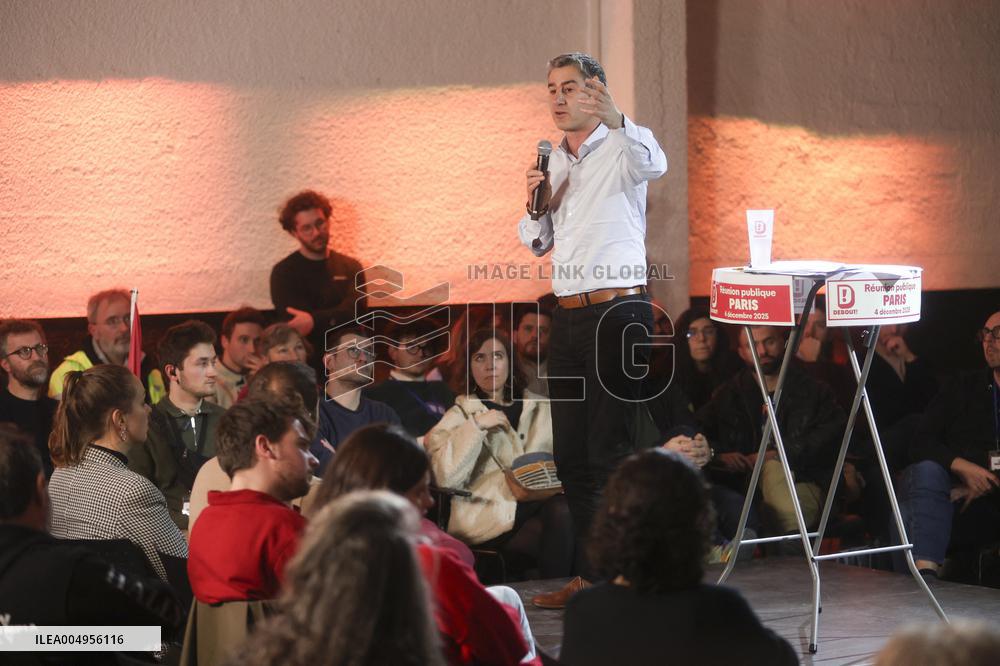 Francois Ruffin Meeting - Paris