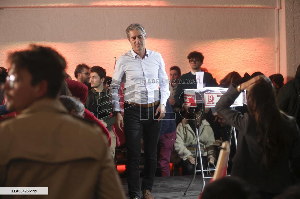 Francois Ruffin Meeting - Paris