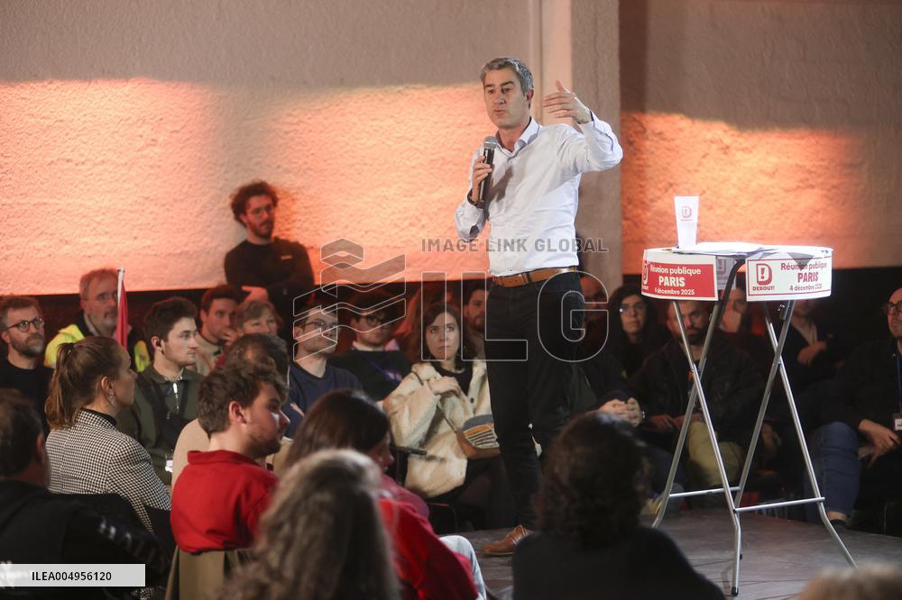Francois Ruffin Meeting - Paris
