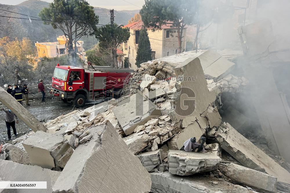 Israeli Airstrikes - South Lebanon