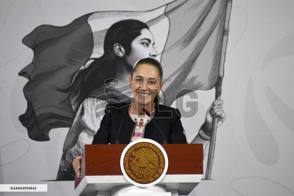 President Claudia Sheinbaum News Conference - Mexico