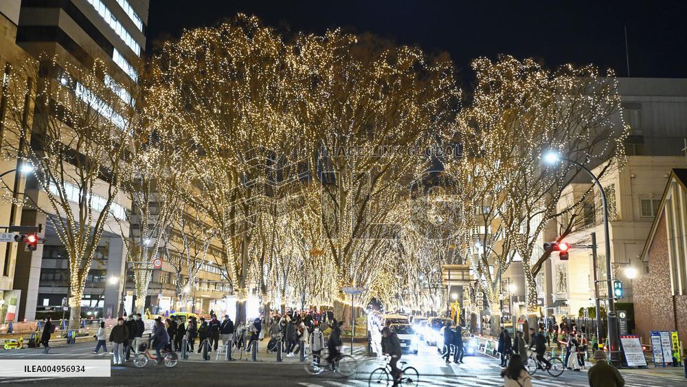 Illumination event in Sendai