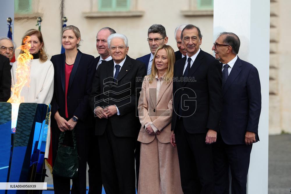 Milan Cortina 2026 Olympic Torch Relay Inauguration Ceremony - Rome