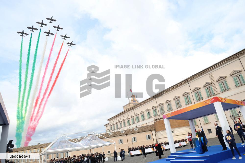 GIOCHI OLIMPICI - Olimpiadi Invernali Milano-Cortina 2026 - Olympic Torch Relay Inauguration Ceremony