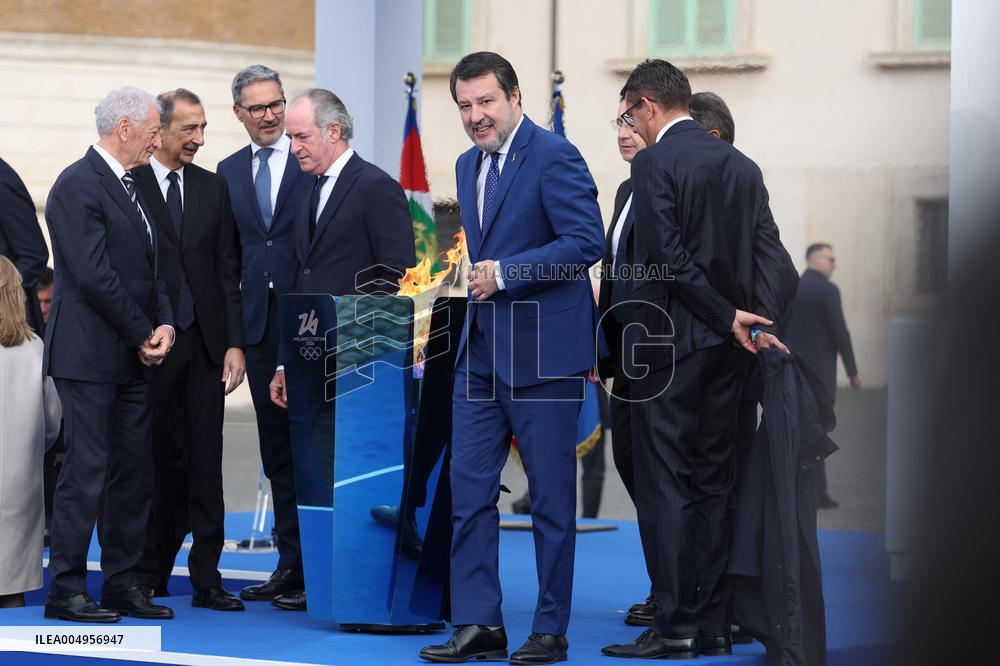 Milan Cortina 2026 Olympic Torch Relay Inauguration Ceremony - Rome