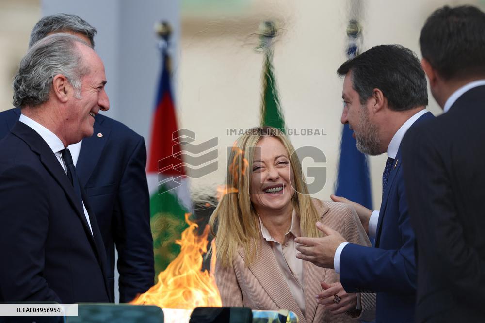 Milan Cortina 2026 Olympic Torch Relay Inauguration Ceremony - Rome