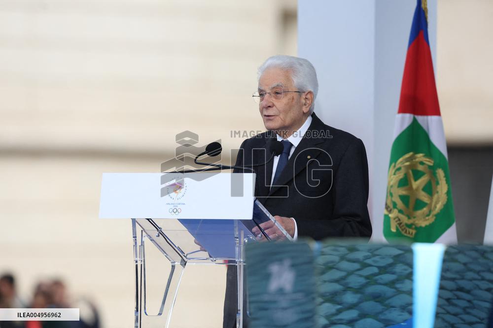 Milan Cortina 2026 Olympic Torch Relay Inauguration Ceremony - Rome