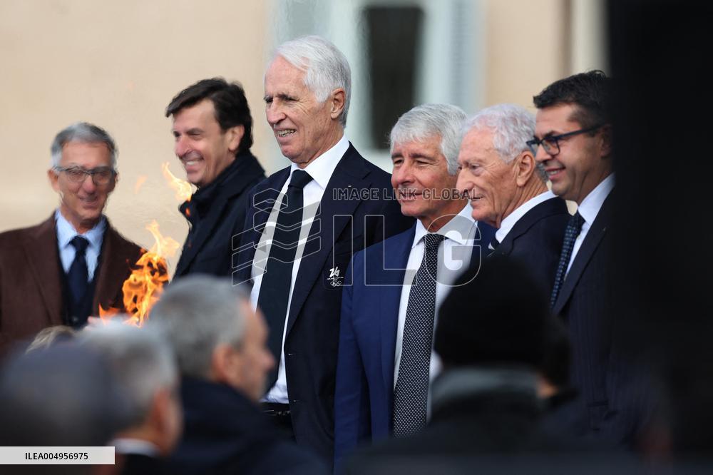 GIOCHI OLIMPICI - Olimpiadi Invernali Milano-Cortina 2026 - Olympic Torch Relay Inauguration Ceremony
