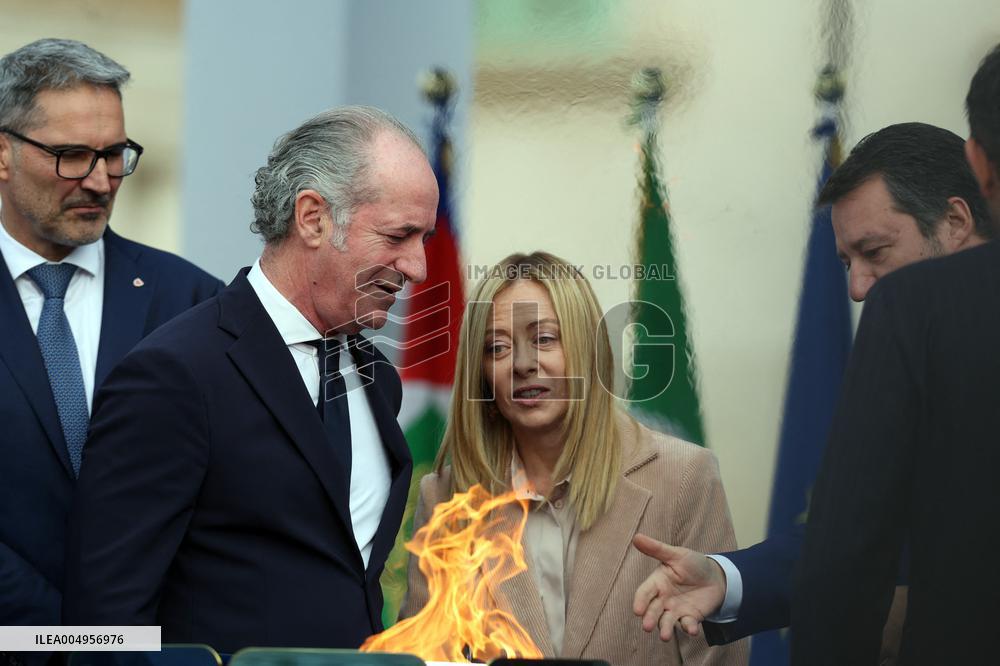 Milan Cortina 2026 Olympic Torch Relay Inauguration Ceremony - Rome