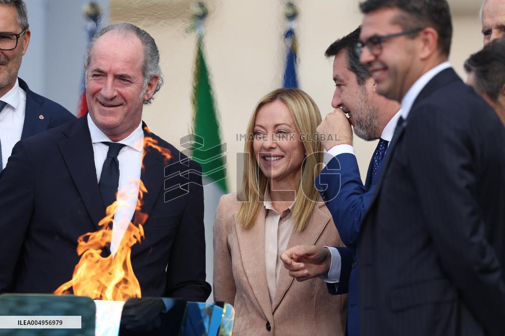 Milan Cortina 2026 Olympic Torch Relay Inauguration Ceremony - Rome