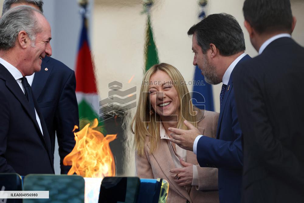 Milan Cortina 2026 Olympic Torch Relay Inauguration Ceremony - Rome