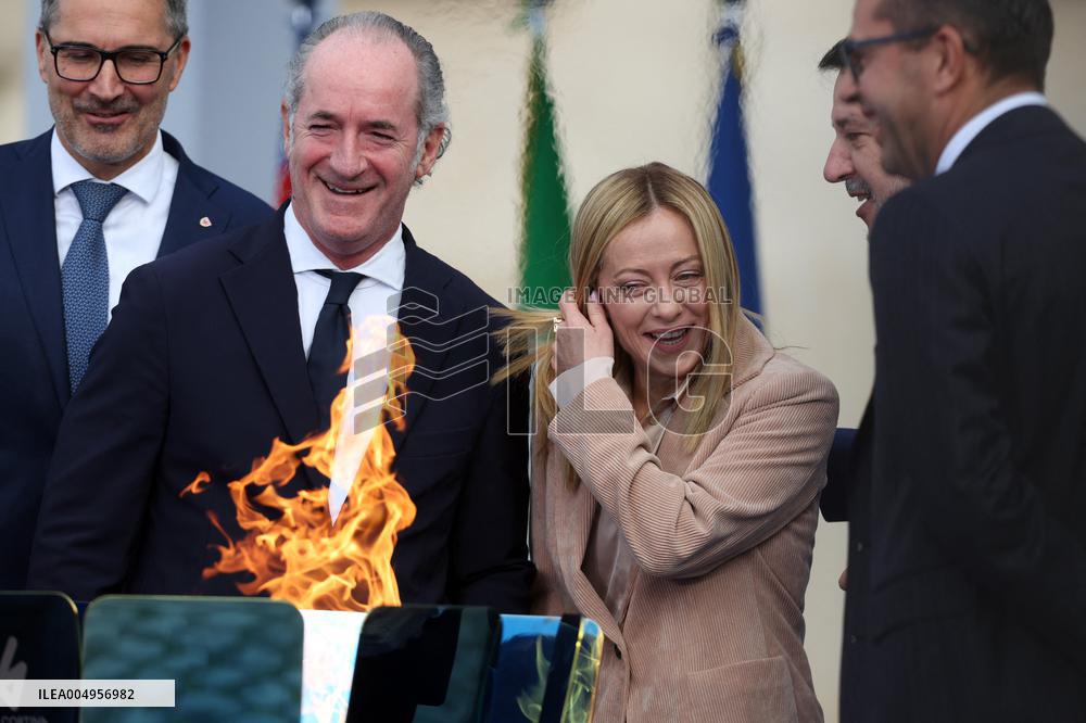 Milan Cortina 2026 Olympic Torch Relay Inauguration Ceremony - Rome