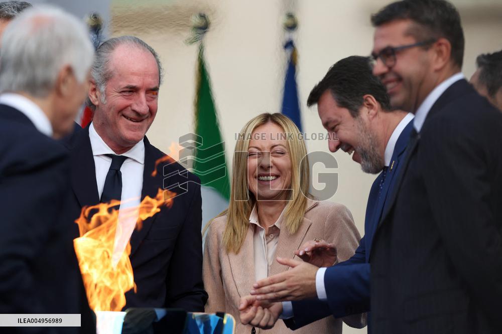 Milan Cortina 2026 Olympic Torch Relay Inauguration Ceremony - Rome