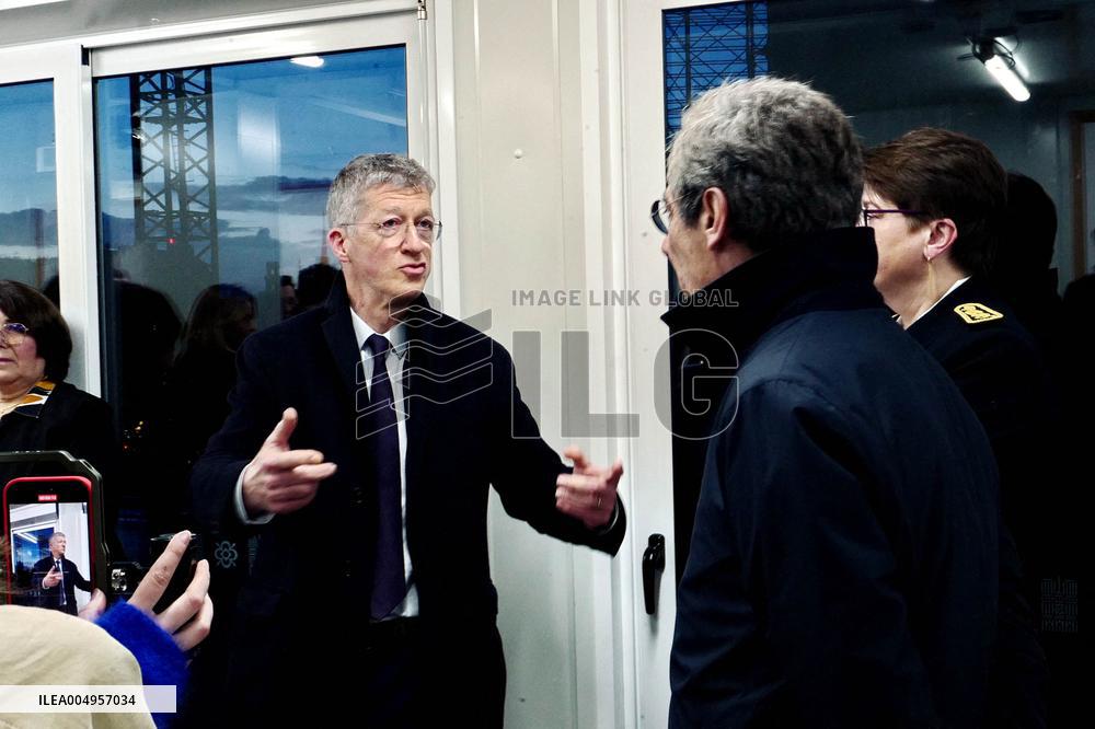 Serge Papin Visits Notre-Dame de Paris Cathedral - Paris