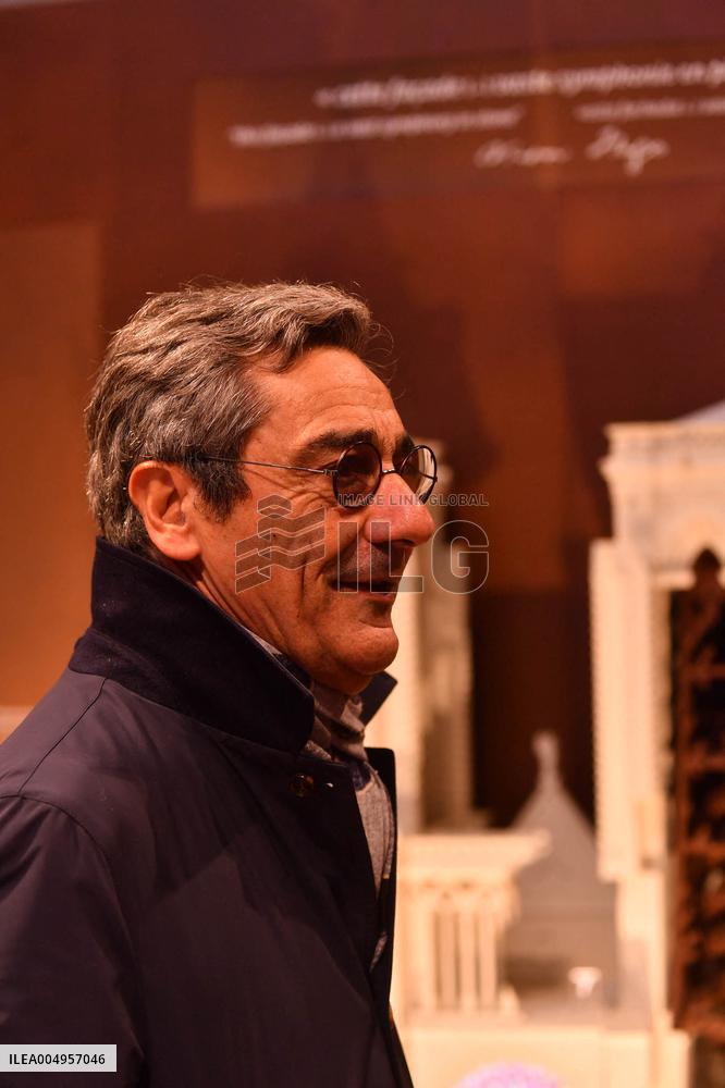 Serge Papin Visits Notre-Dame de Paris Cathedral - Paris