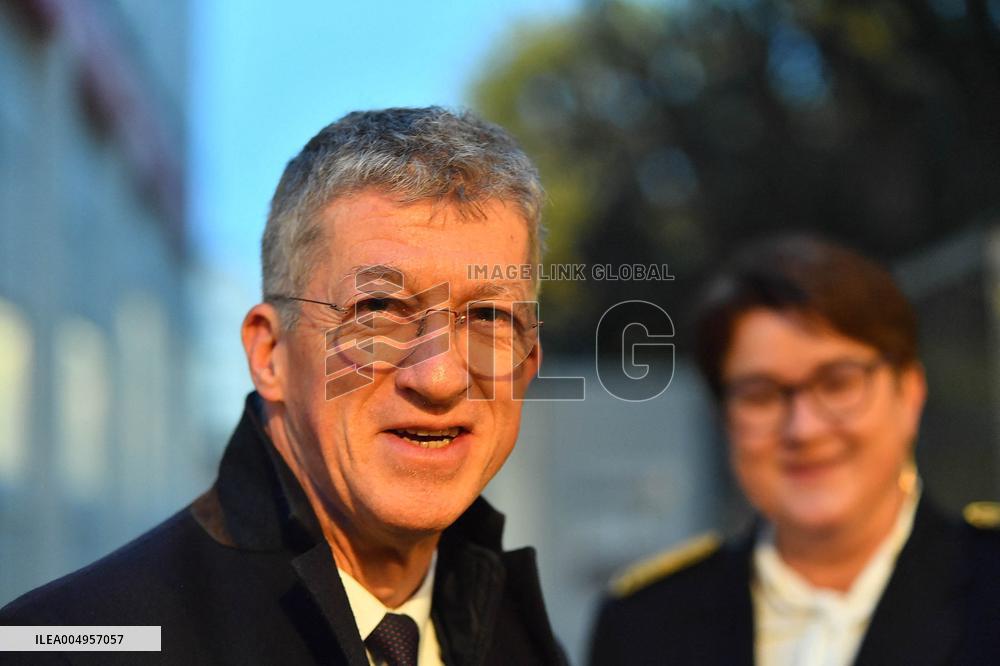 Serge Papin Visits Notre-Dame de Paris Cathedral - Paris