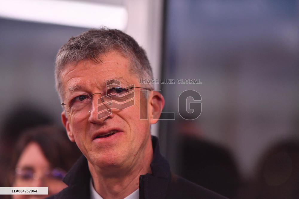 Serge Papin Visits Notre-Dame de Paris Cathedral - Paris