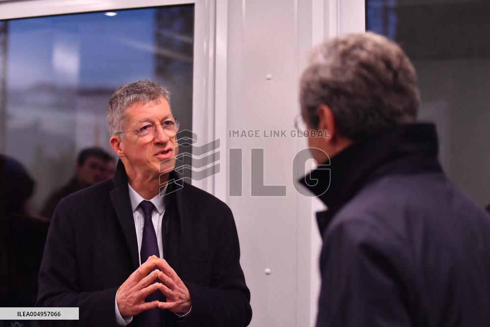 Serge Papin Visits Notre-Dame de Paris Cathedral - Paris