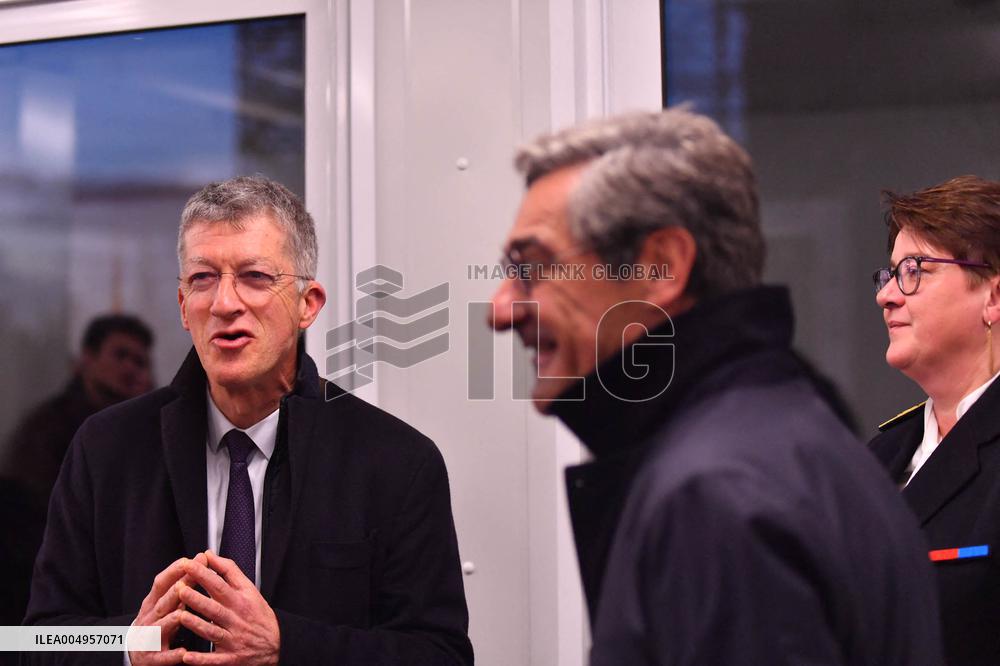 Serge Papin Visits Notre-Dame de Paris Cathedral - Paris