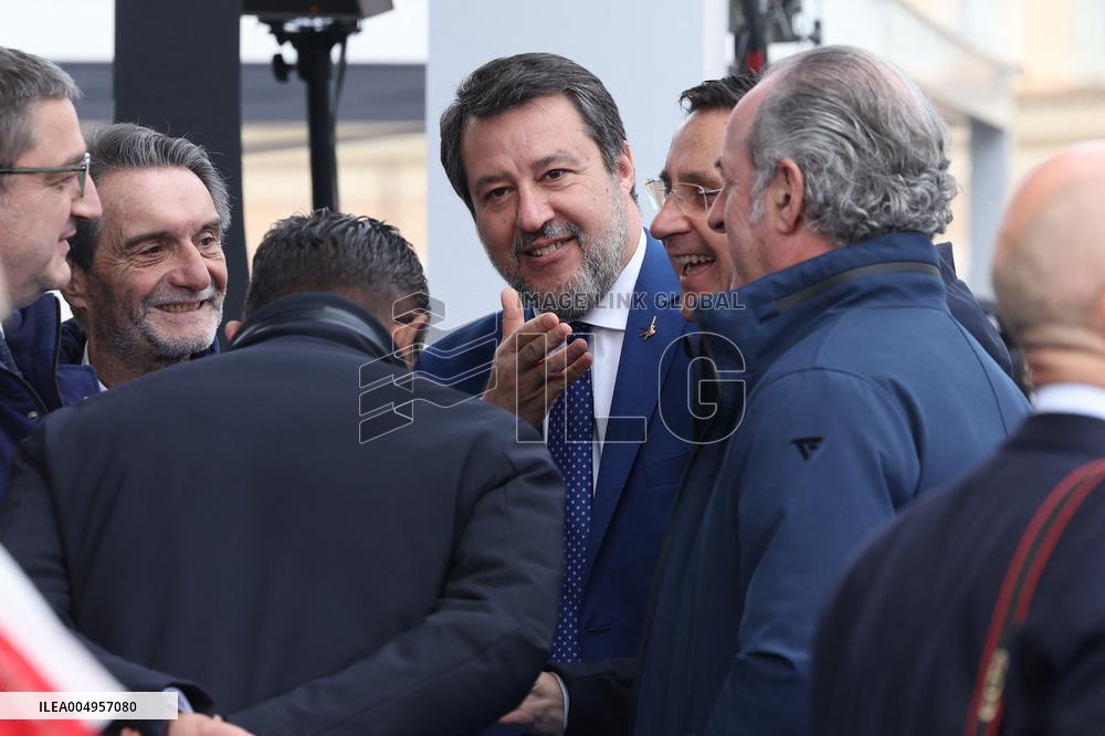 GIOCHI OLIMPICI - Olimpiadi Invernali Milano-Cortina 2026 - Olympic Torch Relay Inauguration Ceremony