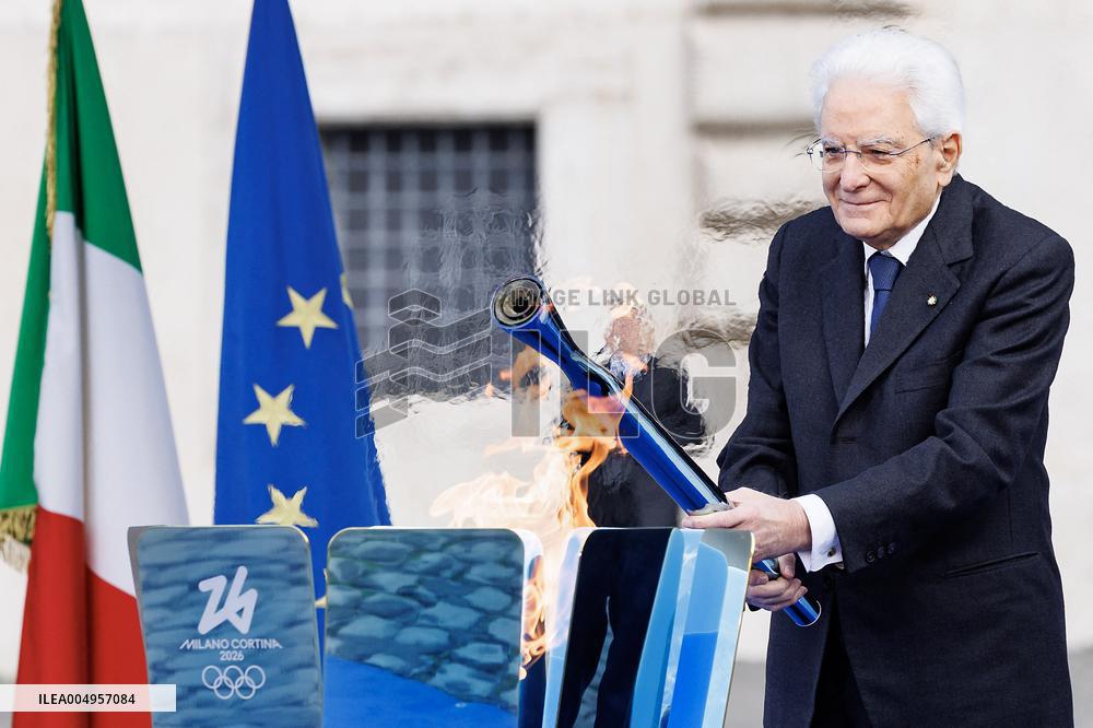 Milan Cortina 2026 Olympic Torch Relay Inauguration Ceremony - Rome
